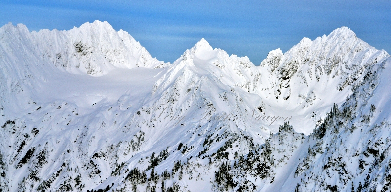 Mount Anderson, Anderson Glacier, Olympic National Park, Olympic Mountains, Washington State 425 