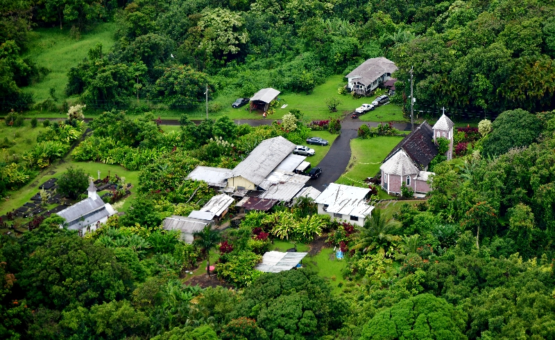 Saint Gabriels Mission,  Coral Miracle Church, Kula, Maui, Hawaii 707 . 