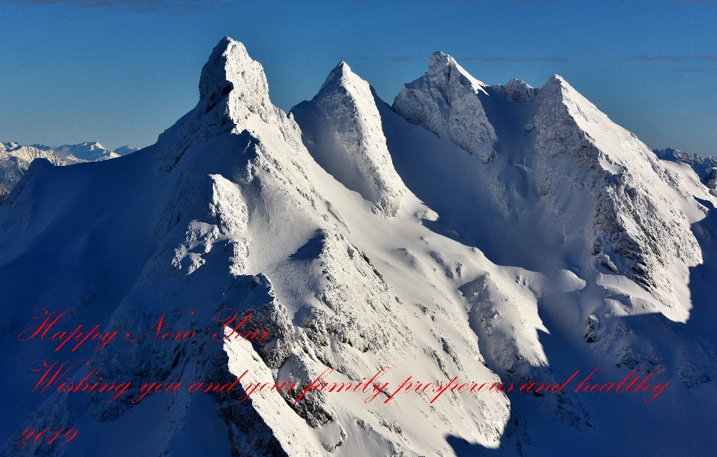 Three Fingers Mountains on New Year Eve 2018, Washington State 301 