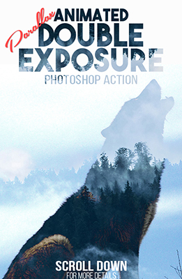 Animated Double Exposure Photoshop Effect