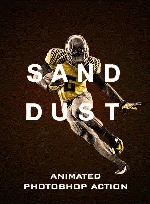 Animated Sand Dust Photoshop Effect