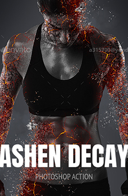 Ashen Decay Photoshop Effect