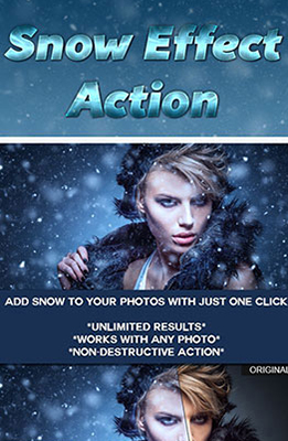 Snow Effect Photoshop Effect