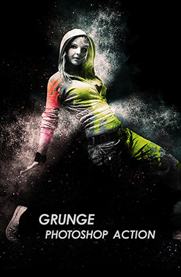 Grunge Photoshop Effect / Effet Photoshop