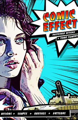 Comic Effect Photoshop Effect / Effet Photoshop