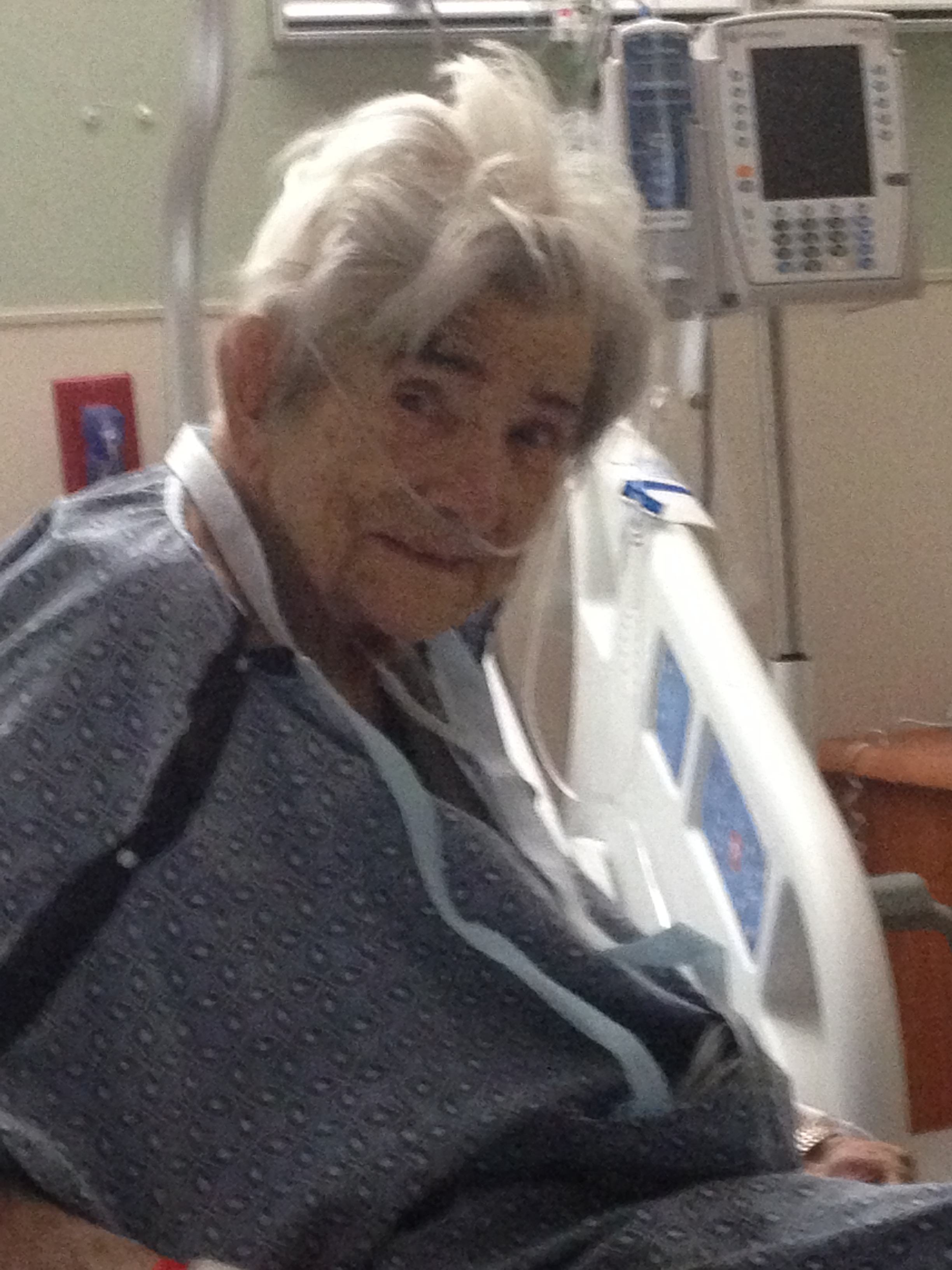 Mother in hospital
