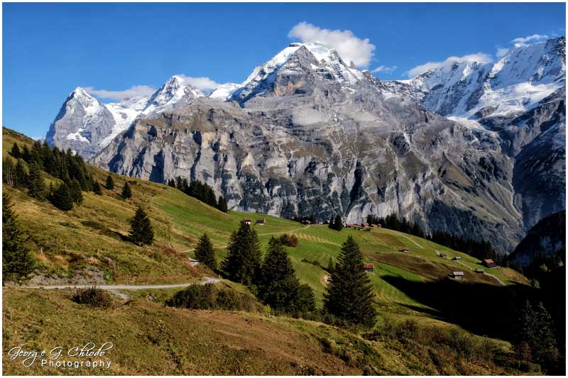 The Alps in the Lauterbrunnen Valley