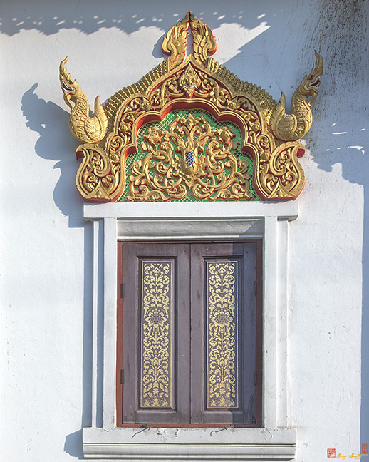 Wat Muen Larn Phra Ubosot Window (DTHCM0281)