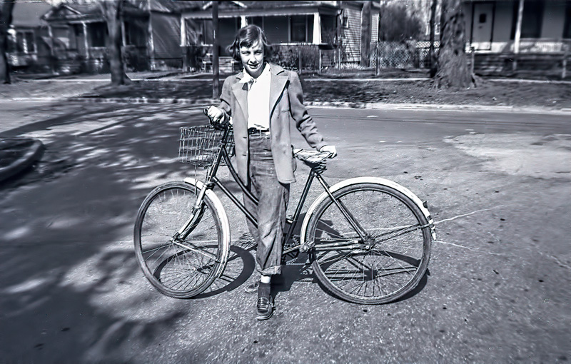 Girl and Her Bicycle