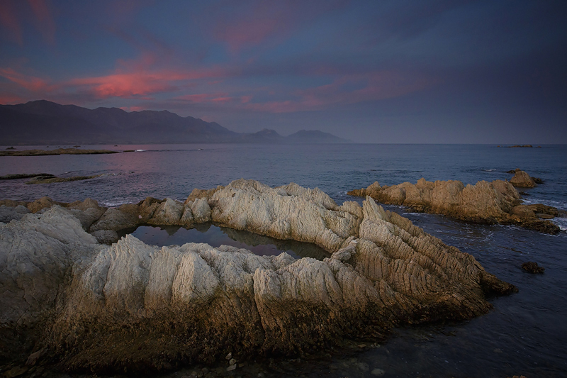 Zonsondergang Kaikoura