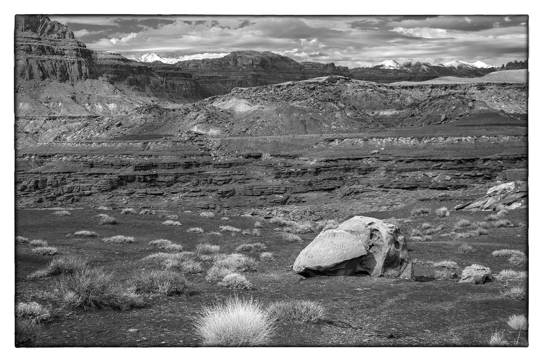 A Roadside Scene While Driving to Capital Reef National Park, Utah