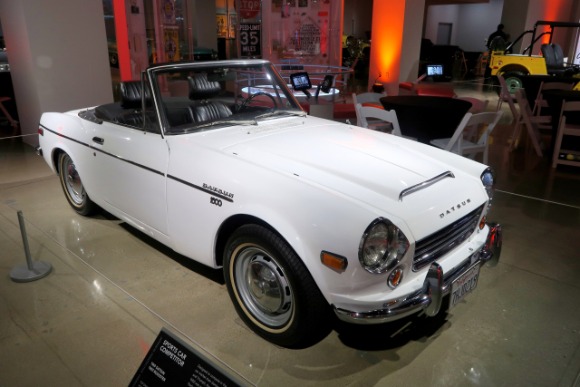 1969 Datsun 1600 Roadster. This steel-bodied car evolved from the fiberglass Fairlady, Datsuns first sports car in U.S. (2155)
