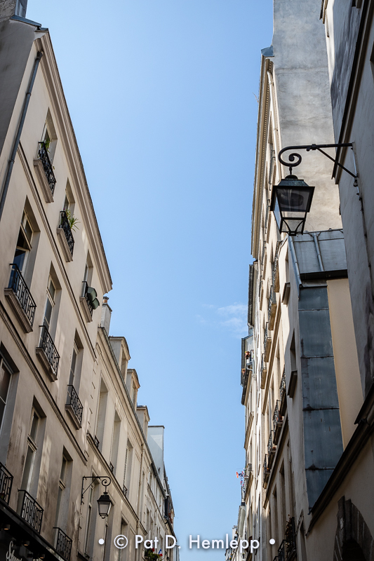 Buildings, blue sky
