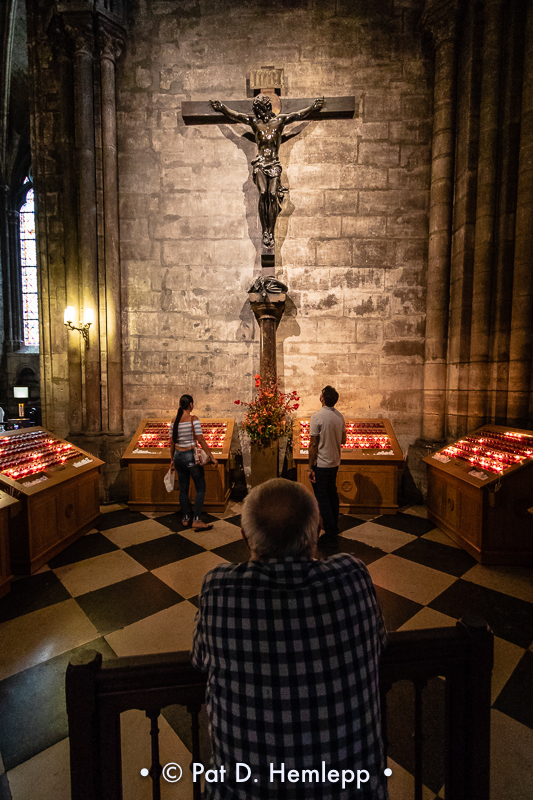 On the cross