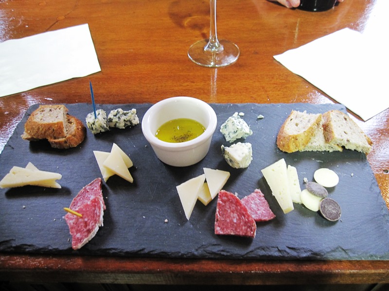 Cheese platter to start