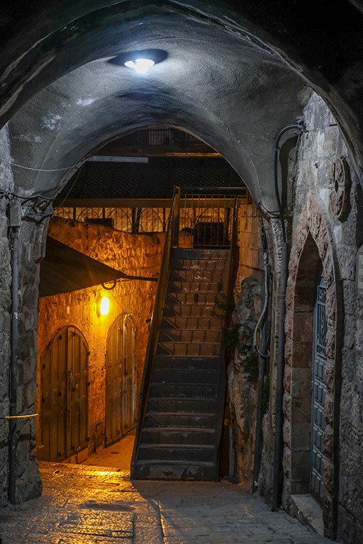 Jerusalem Old City at night.jpg
