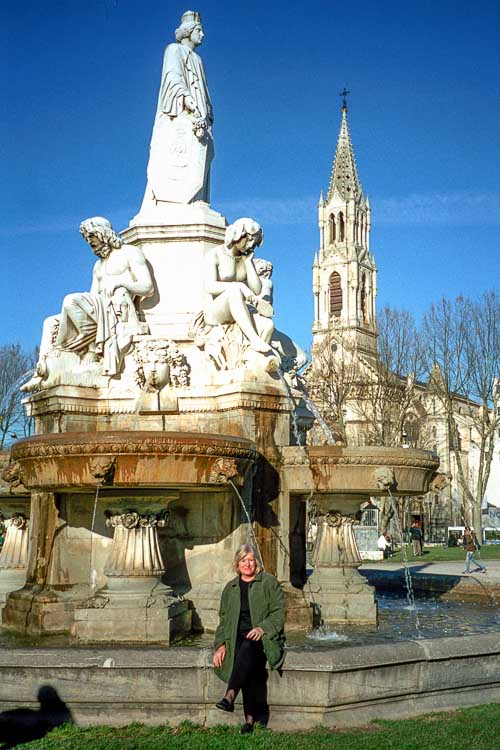 Fountain in Nimes