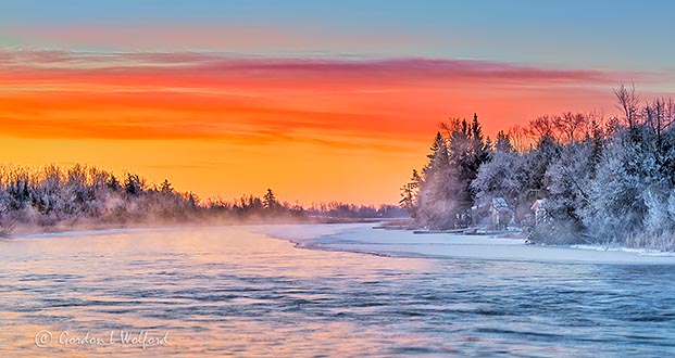 Misty Rideau River At Sunrise P1370881-7