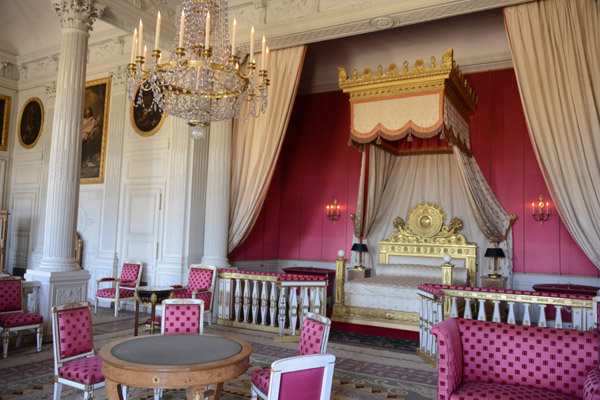 The Empress' Bedroom furnished as it would have appeared for Marie-Louise, Napoléon's second wife, Grand Trianon