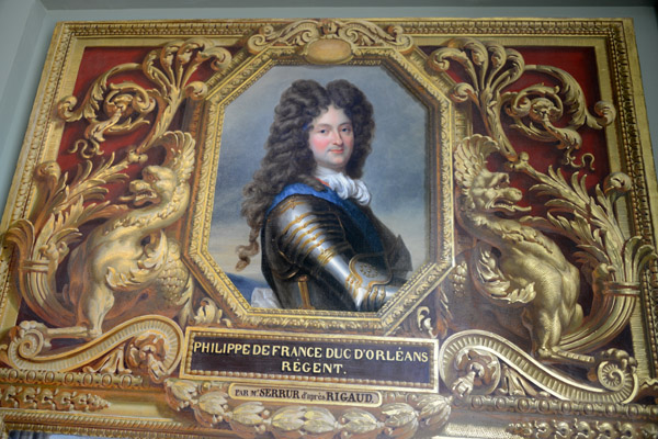 Philippe de France Duc d'Orléans - Regent 1715-1723 to King Louis XV, who was a child of just 5 when he took the throne