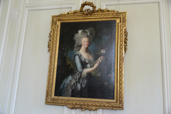 Portrait of Marie Antoinette (1755-1793), Queen of France guillotined during the French Revolution 