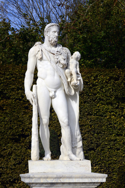 Hercules and Telephos, Palace Gardens, Versailles