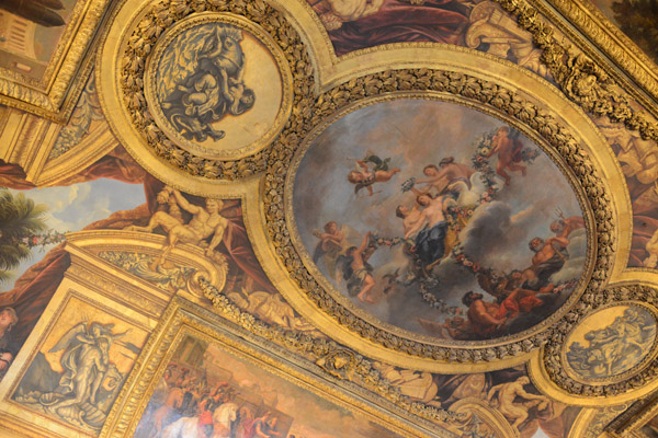 Ceiling of the Salon de Vénus, Grand Appartement du Roi