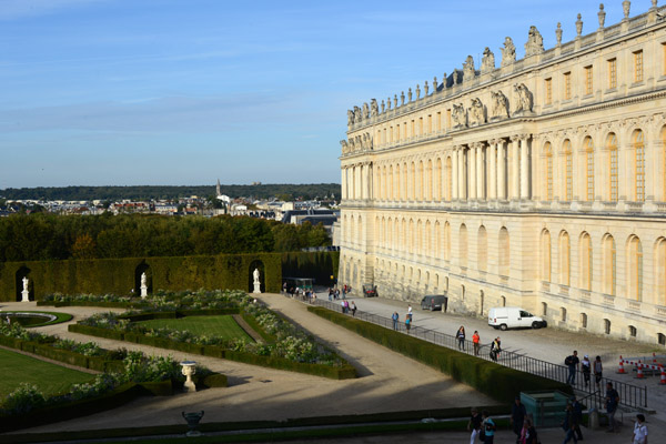 View of the Parterre du Nord from the King's Apartments, Versailles