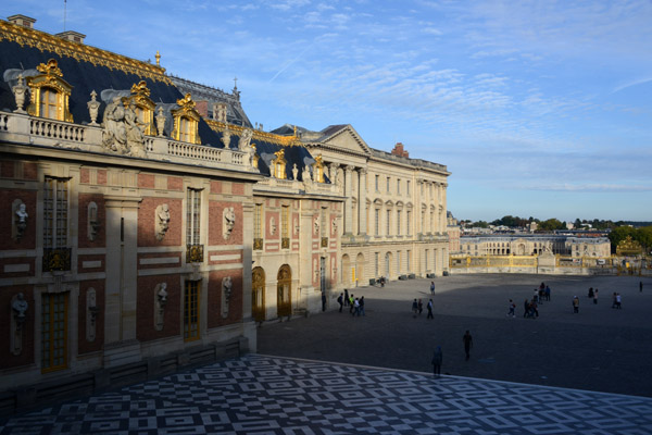 View of the Marble Court from the King's Private Bedchamber