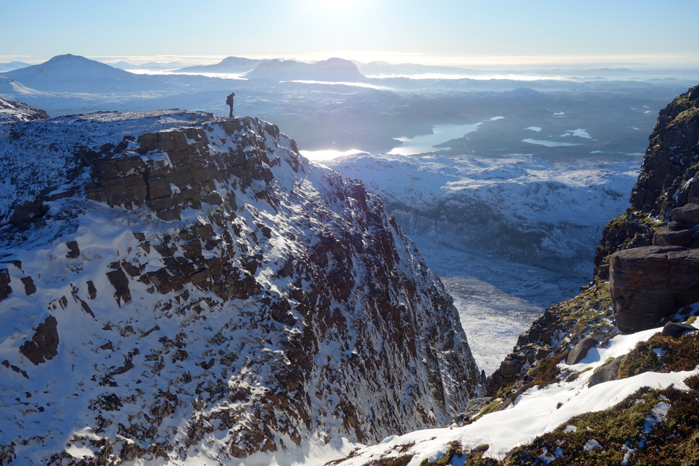 Jan 19 Quinaig NW Scotland - south to Suilven