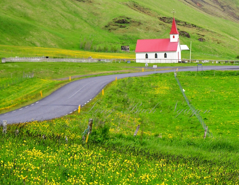 Reyniskirkja A Classic Icelandic-Style Church, Vik, Iceland 1437  