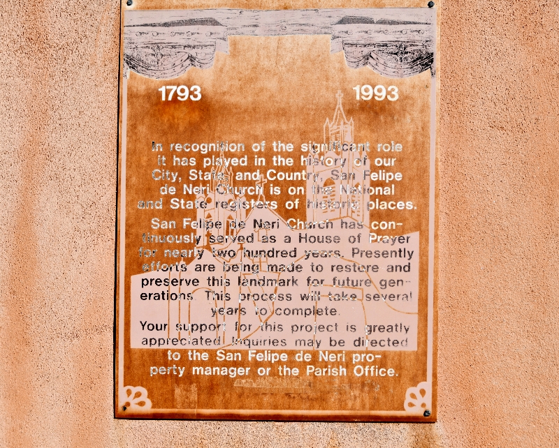 San Felipe de Neri Church, Old Town Plaza, Old Town Albuquerque, New Mexico 212