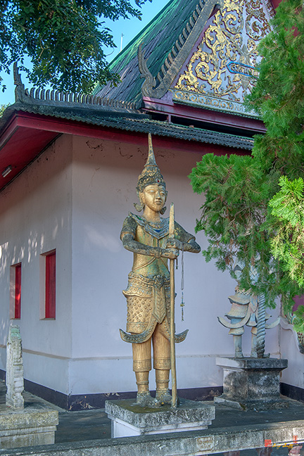 Wat Pa Chedi Liam Phra Ubosot Boundary Stone and  Guardian (DTHCM2678)