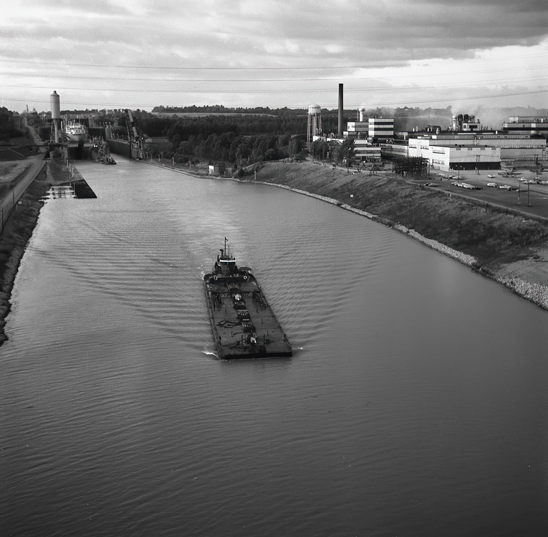 Barge on the Welland Canal  