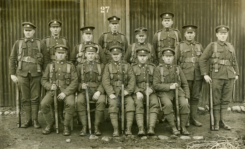 Posing with Fixed Bayonets  