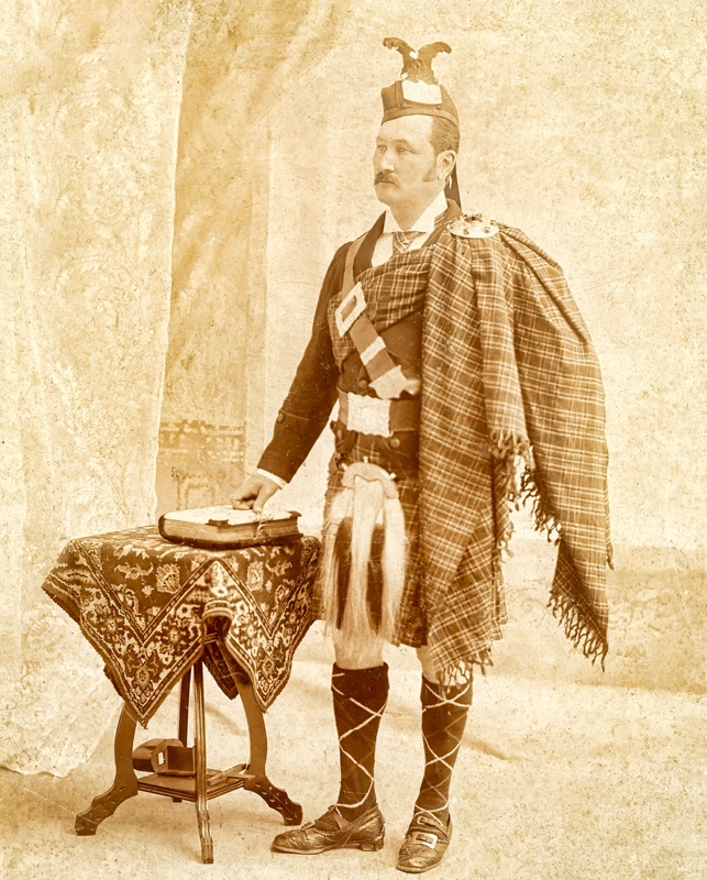 Gentleman Wearing a Kilt 