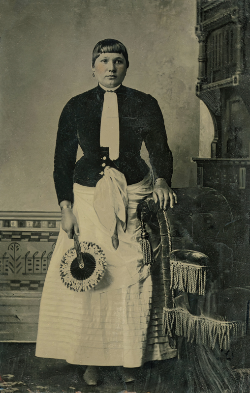 Lady with a Fan  