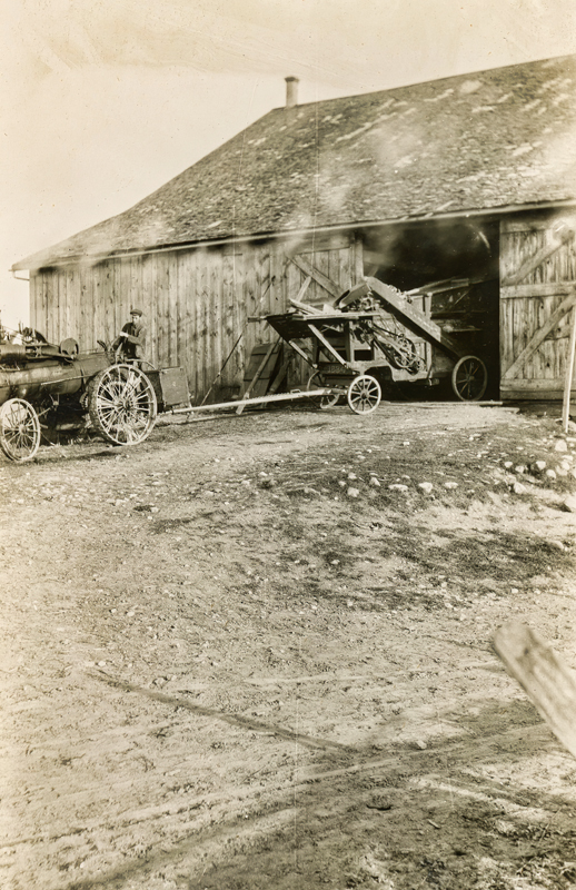 Hauling the Threshing Machine  
