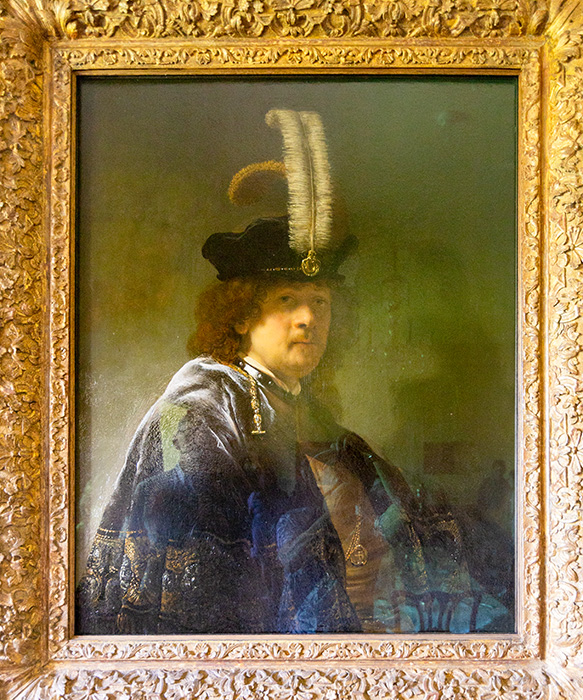 IMG_8205.CR3 Rembrandt van Rijin (1606-1669) - self portrait - Buckland Abbey -  A Santillo 2019