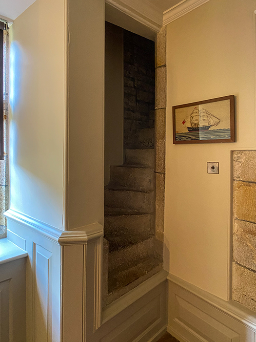Hidden staircase inside the wall - Buckland Abbey