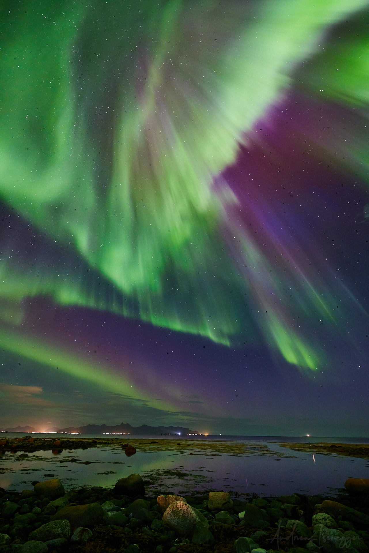 Nordlicht Andoya Norwegen