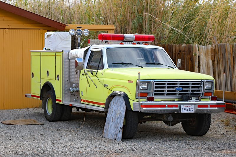 Keeler yellow fire truck