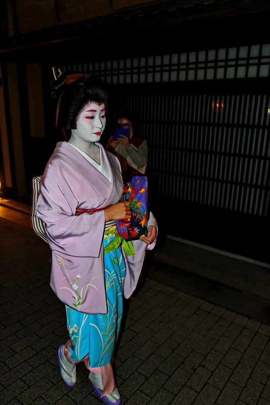 Geiko in Gion district