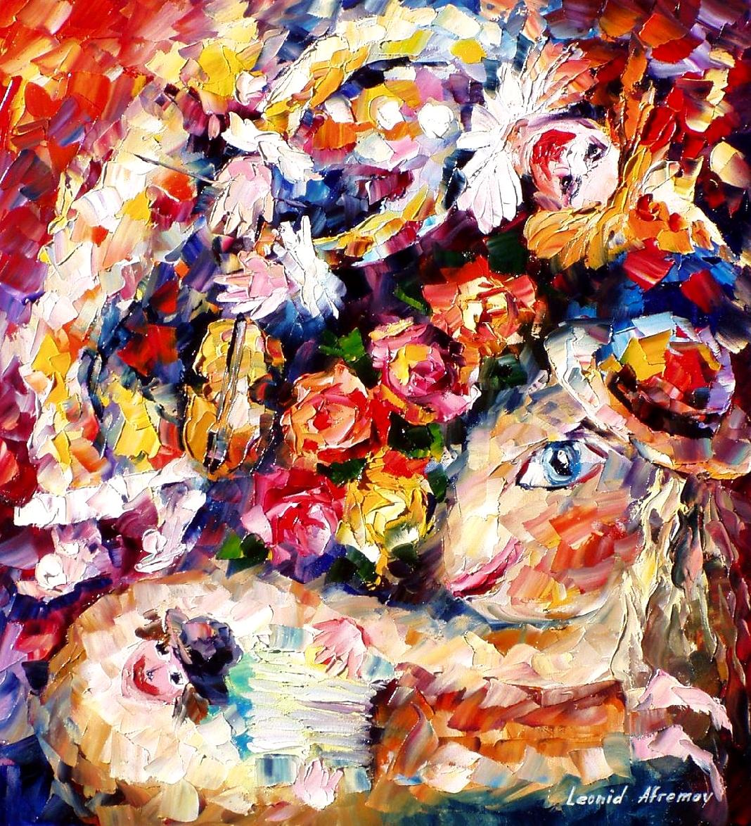 AIR CLOWN  oil painting on canvas