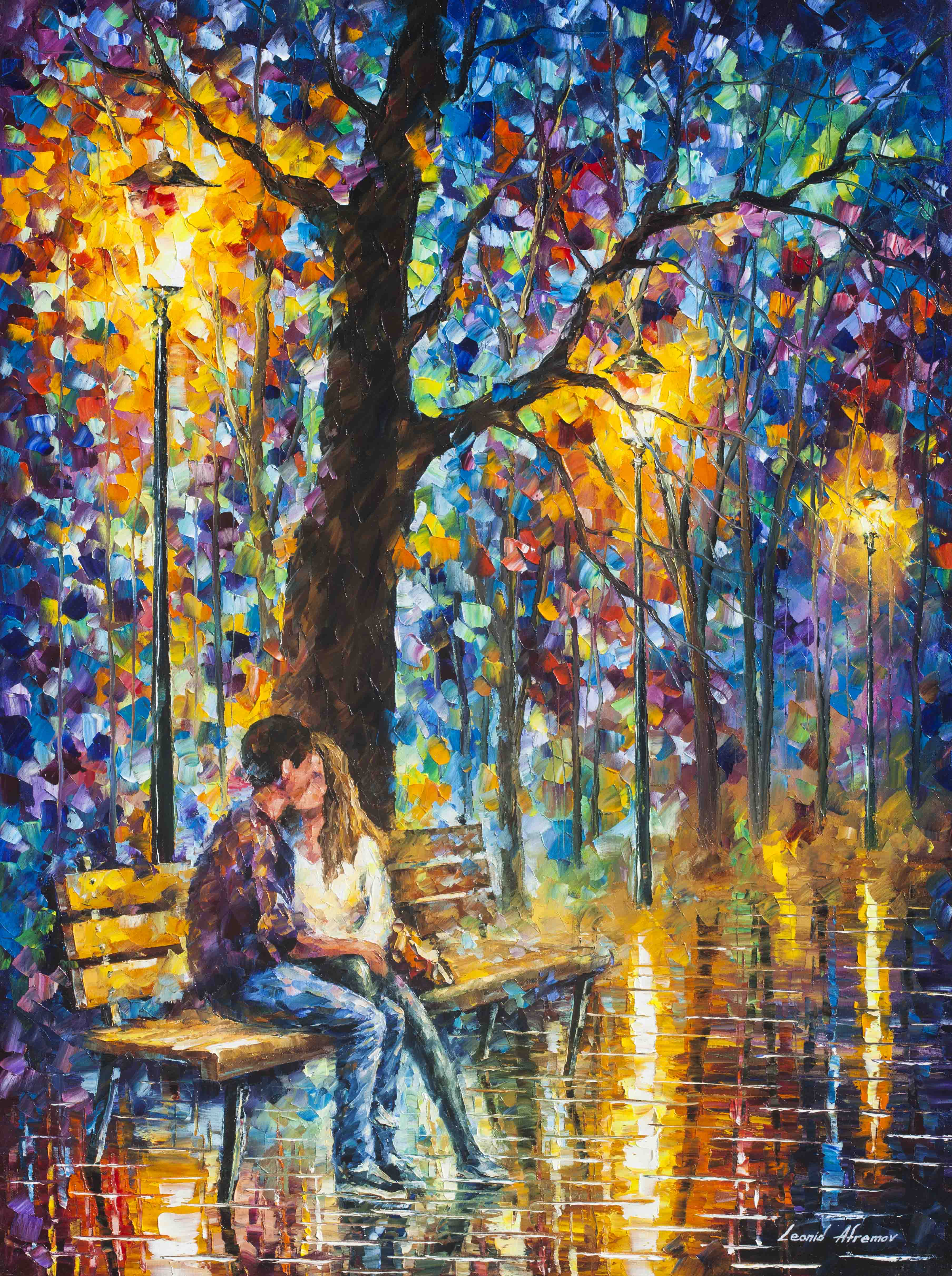 HAPPINESS  oil painting on canvas
