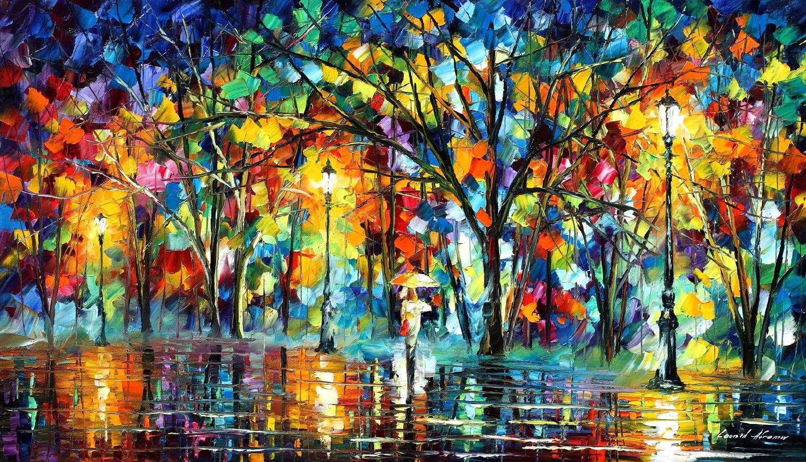 LONELY WALK  oil painting on canvas