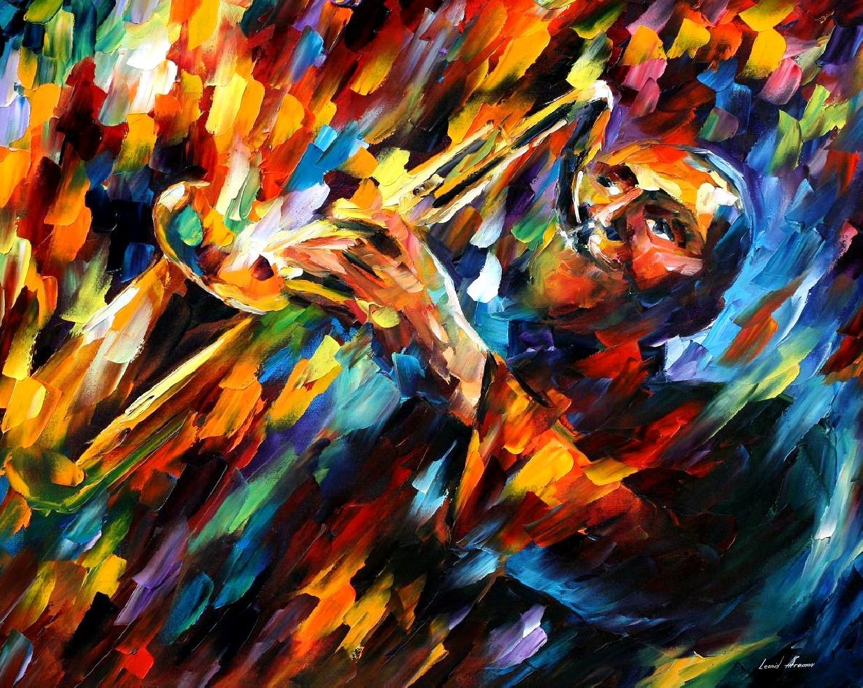 THE BLUES OF THE SOUL  oil painting on canvas