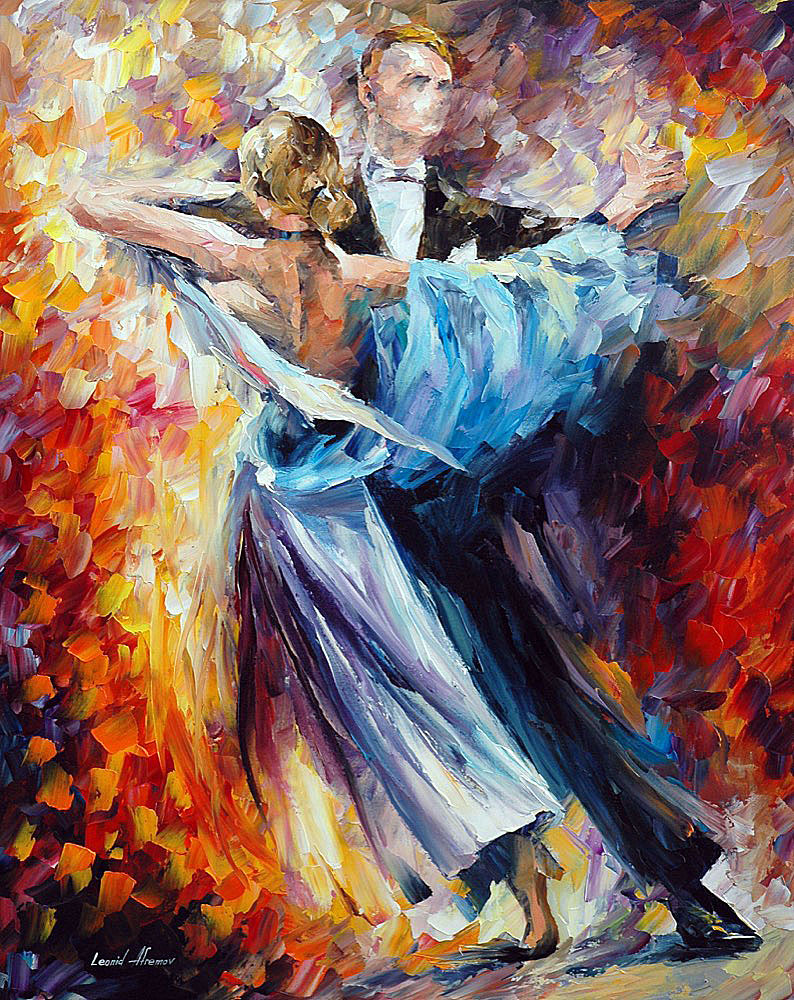 WALTZ  oil painting on canvas