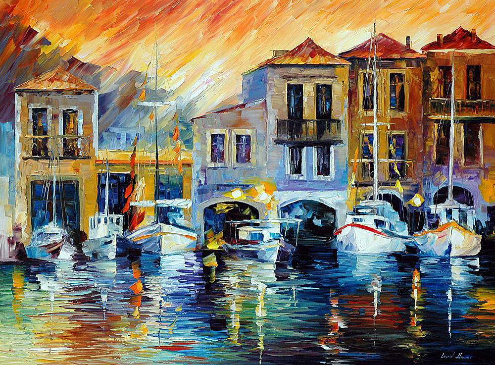 AFTER A DAYS WORK  oil painting on canvas
