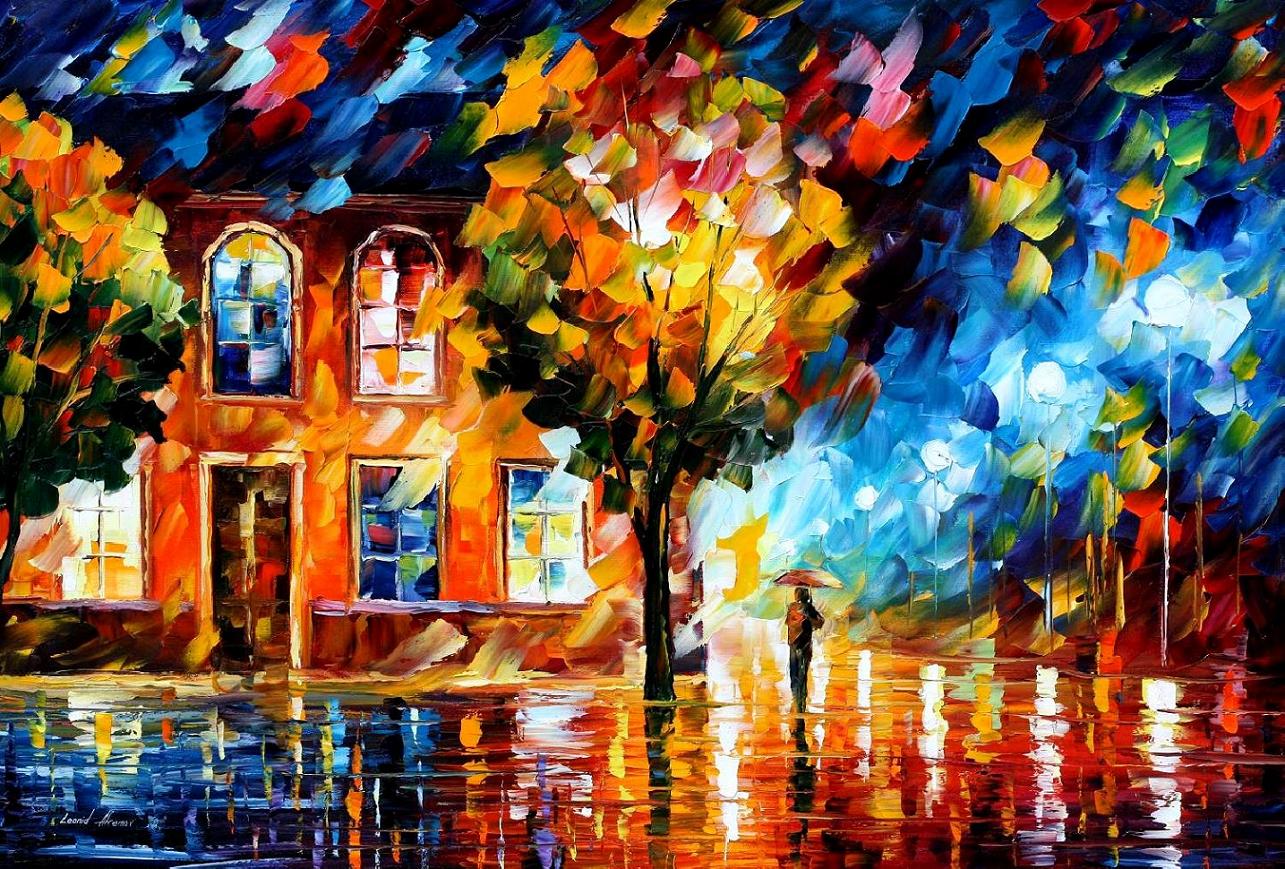CITY OF MOON LIGHT  oil painting on canvas